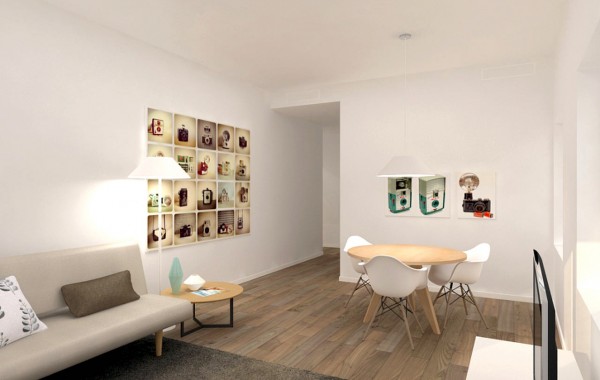Apartamento modelo 3D – T1